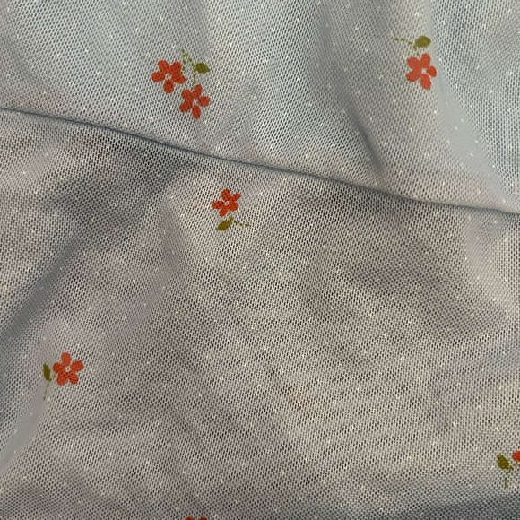 baby blue mesh shirt - Picture 3 of 4